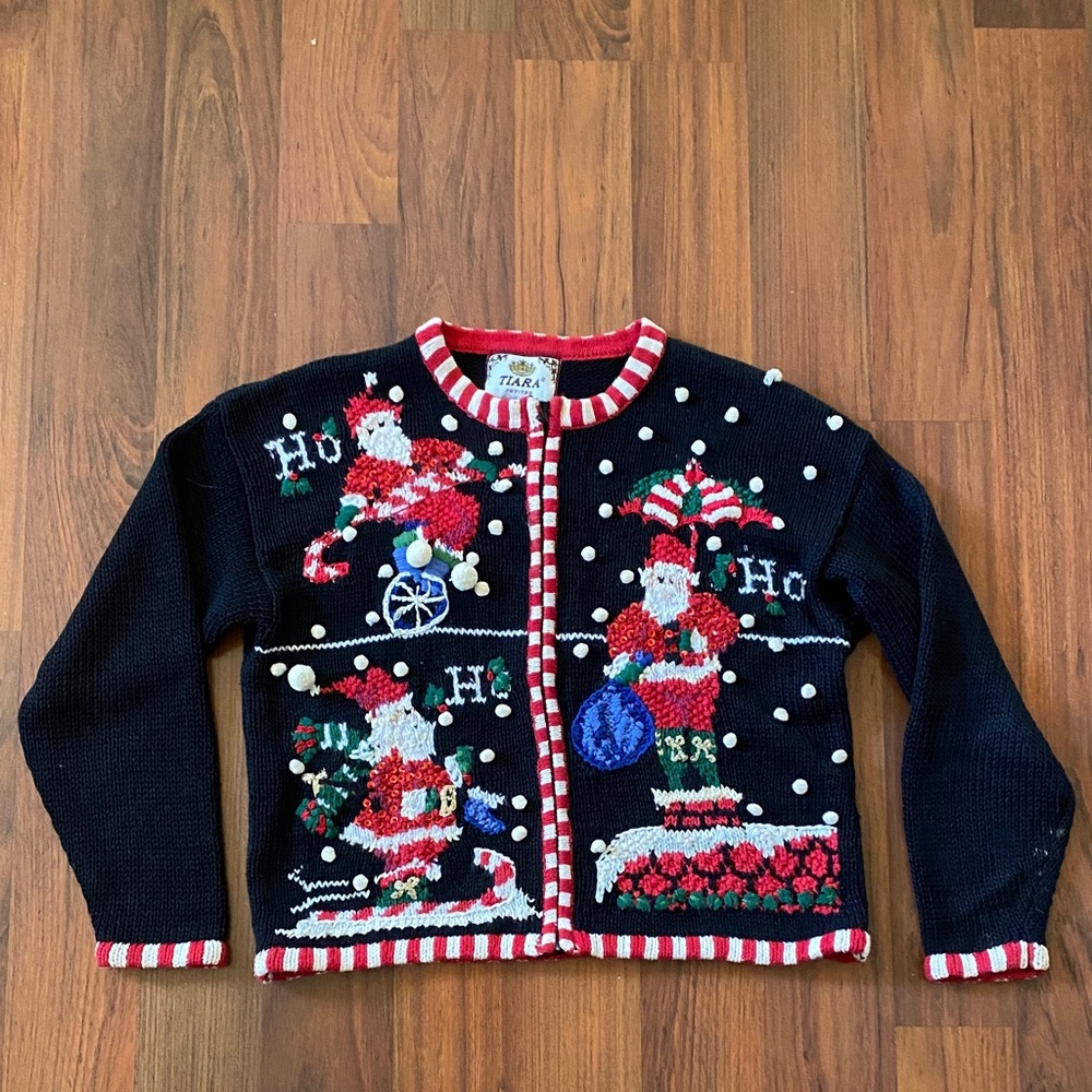 Festive Santa Christmas Sweater